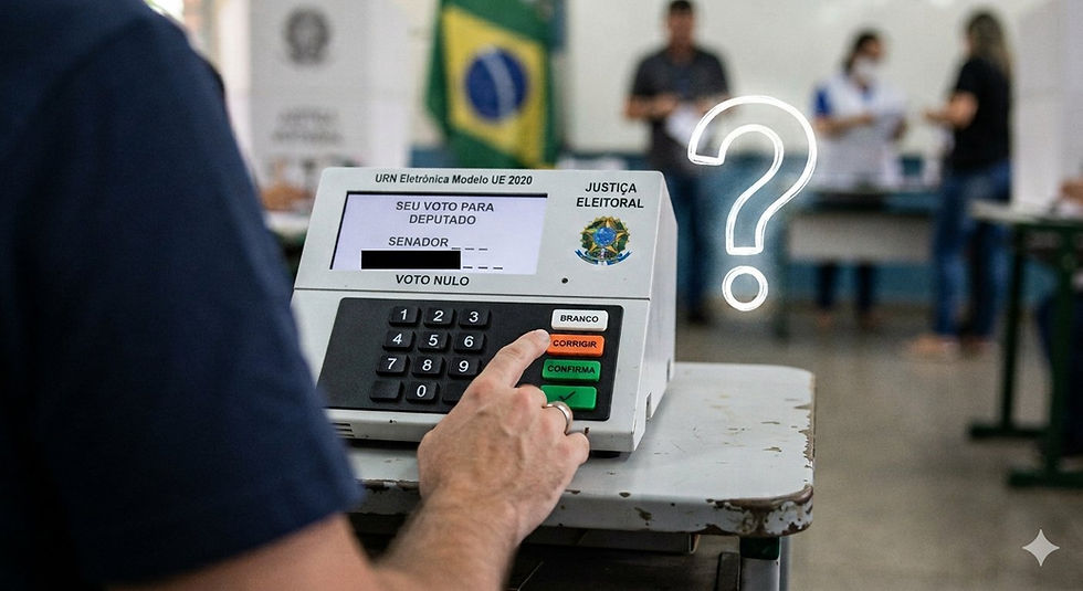 A três dias da eleição, mais da metade dos eleitores ainda não definiu votos para deputado e senador
