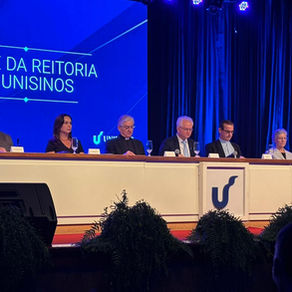 Prefeita em exercício representa o Município na posse da nova reitoria da Unisinos