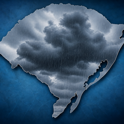 Chuva predomina na maior parte do RS neste sábado (02)
