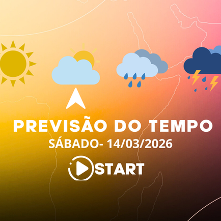 Sol entre nuvens e chance de chuva marcam o tempo neste sábado (14) no Rio Grande do Sul