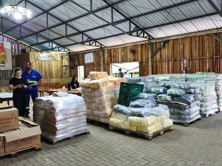 Prefeitura de São Leopoldo distribui 9,5 toneladas de alimentos para cozinhas solidárias