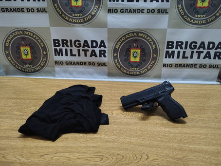 Adolescente é apreendido pela Brigada Militar por tentativa de roubo no bairro São Miguel