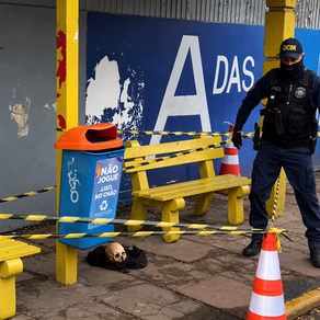 Greve paralisa ônibus em São Leopoldo e crânio humano é encontrado em parada