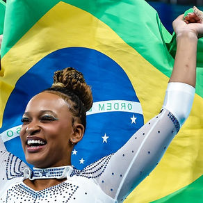 Rebeca Andrade carregará bandeira olímpica na abertura dos Jogos de Inverno de Milão-Cortina 2026