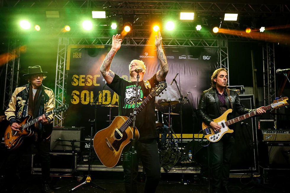 Sesc + Rock Solidário reúne cerca de 2 mil pessoas e arrecada mais de mil donativos em São Leopoldo