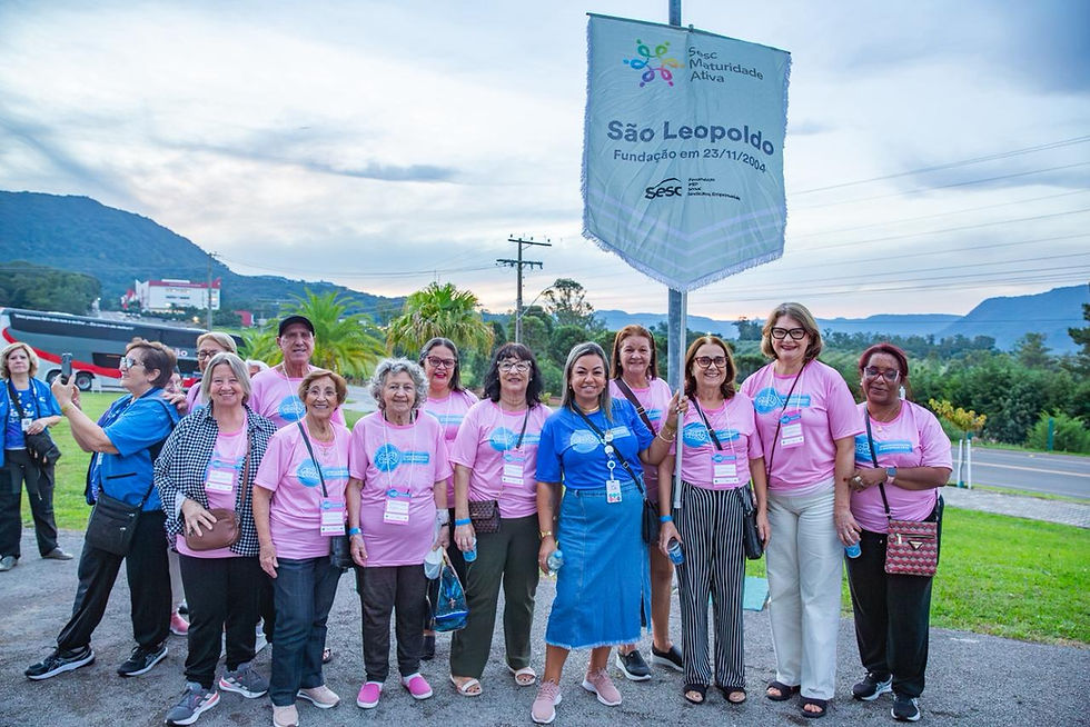 Sesc São Leopoldo participa dos Jogos de Integração da Maturidade Ativa