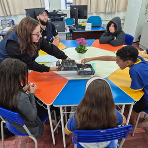 Cultura de paz e sentimentos são tema de oficina para alunos da rede municipal em São Leopoldo