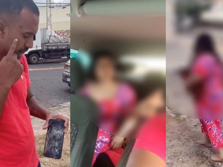 Motorista de aplicativo nega acionar ar-condicionado de carro e é mordido por passageira em Salvador