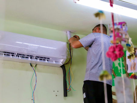 Escolas municipais começam a receber novos aparelhos de ar-condicionado