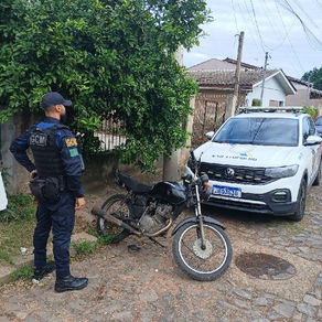 GCM recupera motocicleta furtada na rodoviária de São Leopoldo