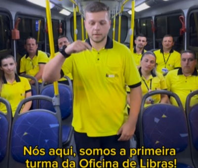 Humanização: Viação Leopoldense capacita seus colaboradores em Libras