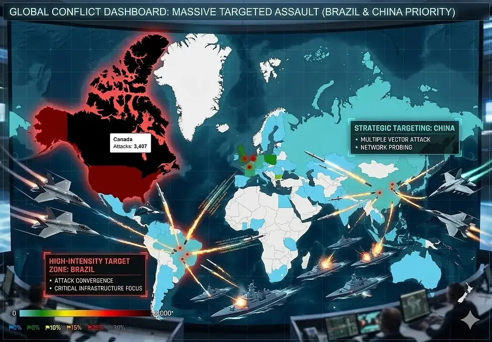 Attacks by Countries