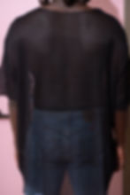 Black Mesh Tee