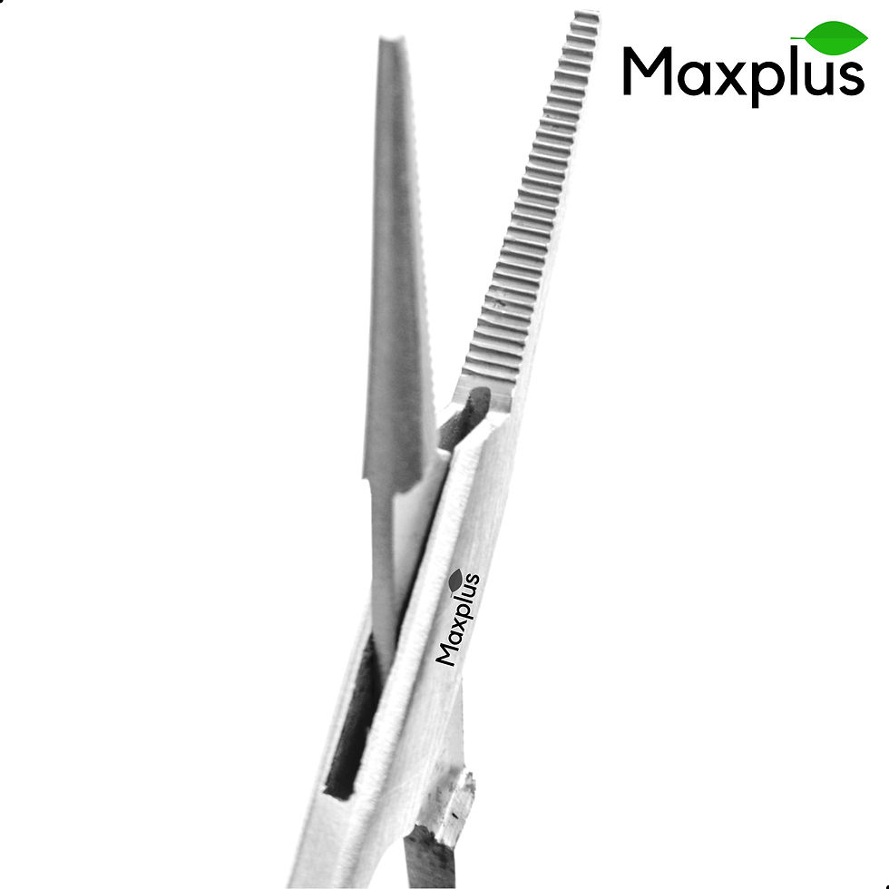 Max Plus professional Mosquito Forceps with precision serrated edge for effortless gripping.