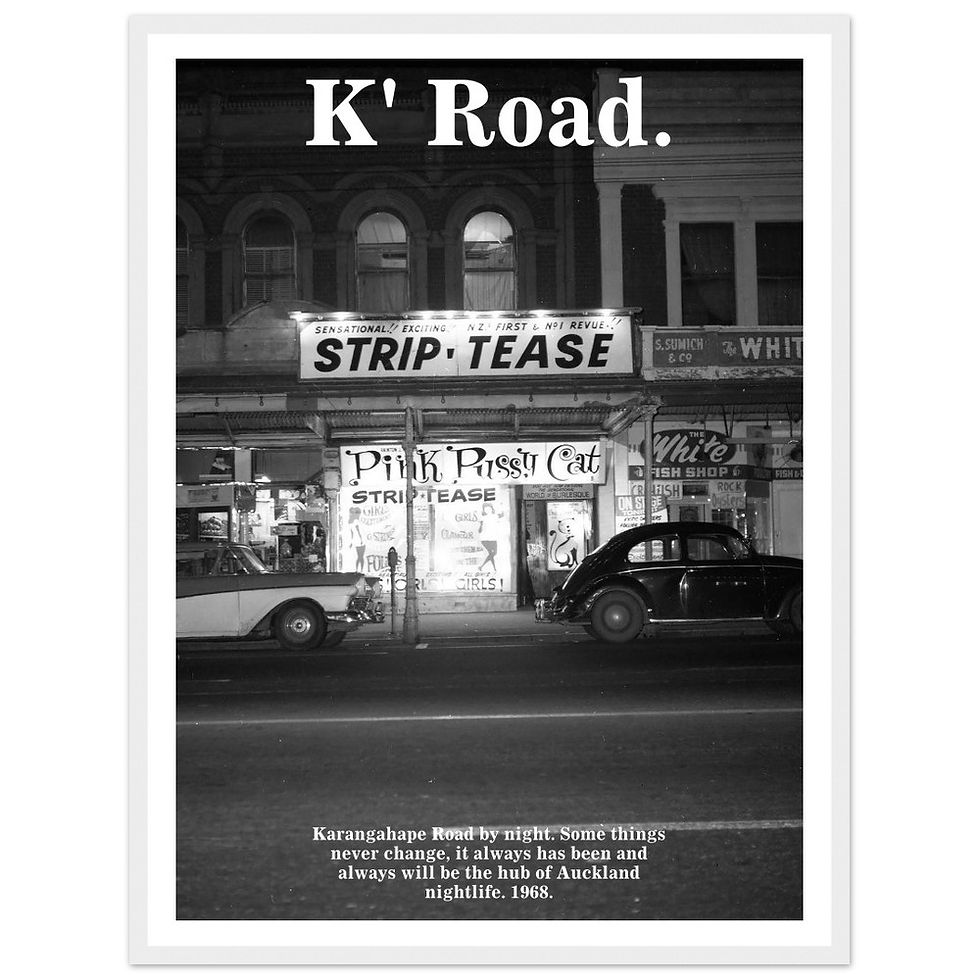 Thumbnail: Karangahape Road, 1968.