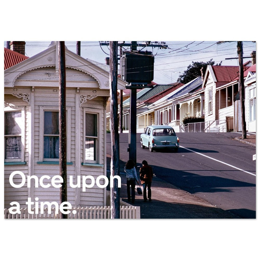 Pompallier Terrace, Ponsonby, 1974.