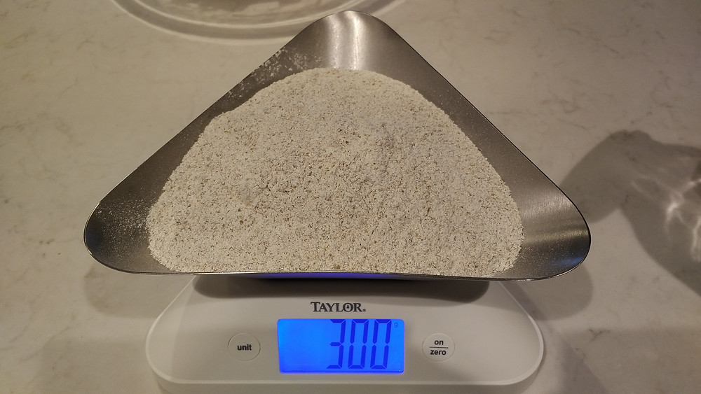 100g dark rye flour