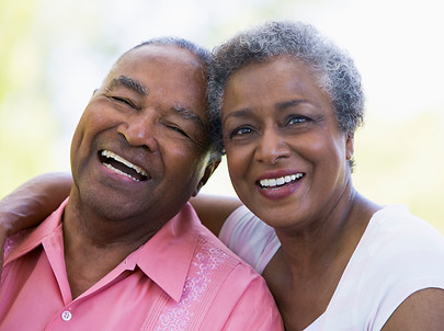 Happy couple has Medicare Advantage Plan