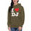 Thumbnail: I Heart DJ Hoodie (white letters)