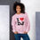 Thumbnail: I Heart DJ Sweatshirt (black letters)