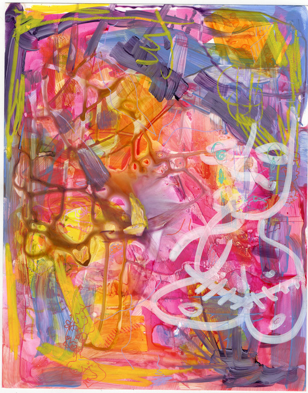 Help Me Mentally Show Up To Where I Physically Am, 2021 Mixed Media on Paper 11inX14in.jpe