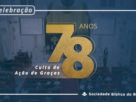 SBB celebra 78 anos com culto especial, exposição histórica e ações interativas em São Paulo