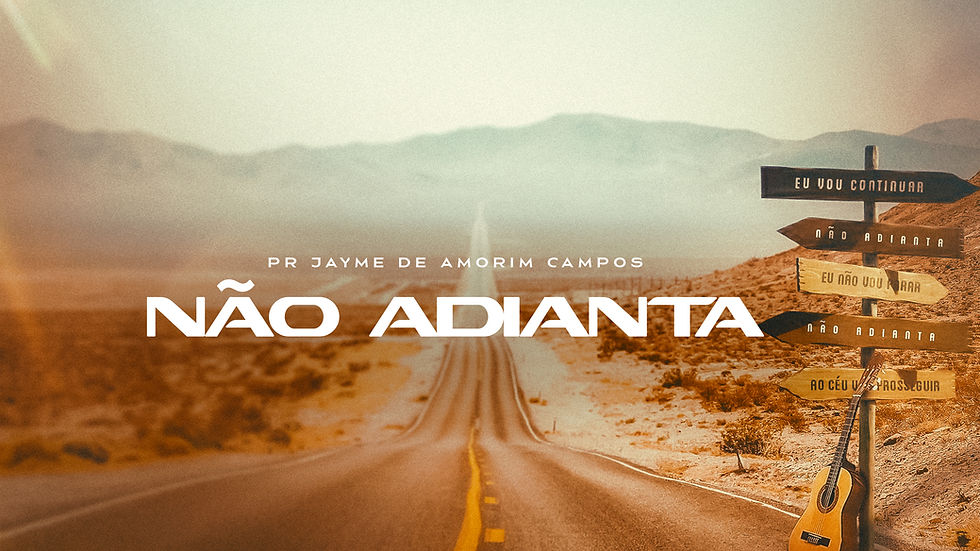 O Pastor Jayme de Amorim lança a canção “Não Adianta”, um alegre canto de fé
