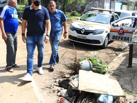 Presidente da Câmara, Ribamar Silva, acompanha secretários municipais em visita a locais atingidos