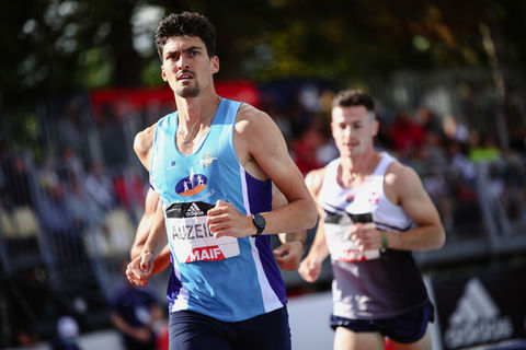Bastien Auzeil au décathlon sur les championnats de France élite d'athlétisme