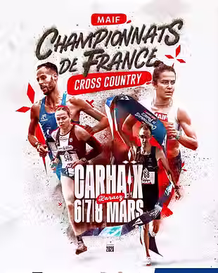 Affiche Championnats de France de Cross 2026 carhaix.avif