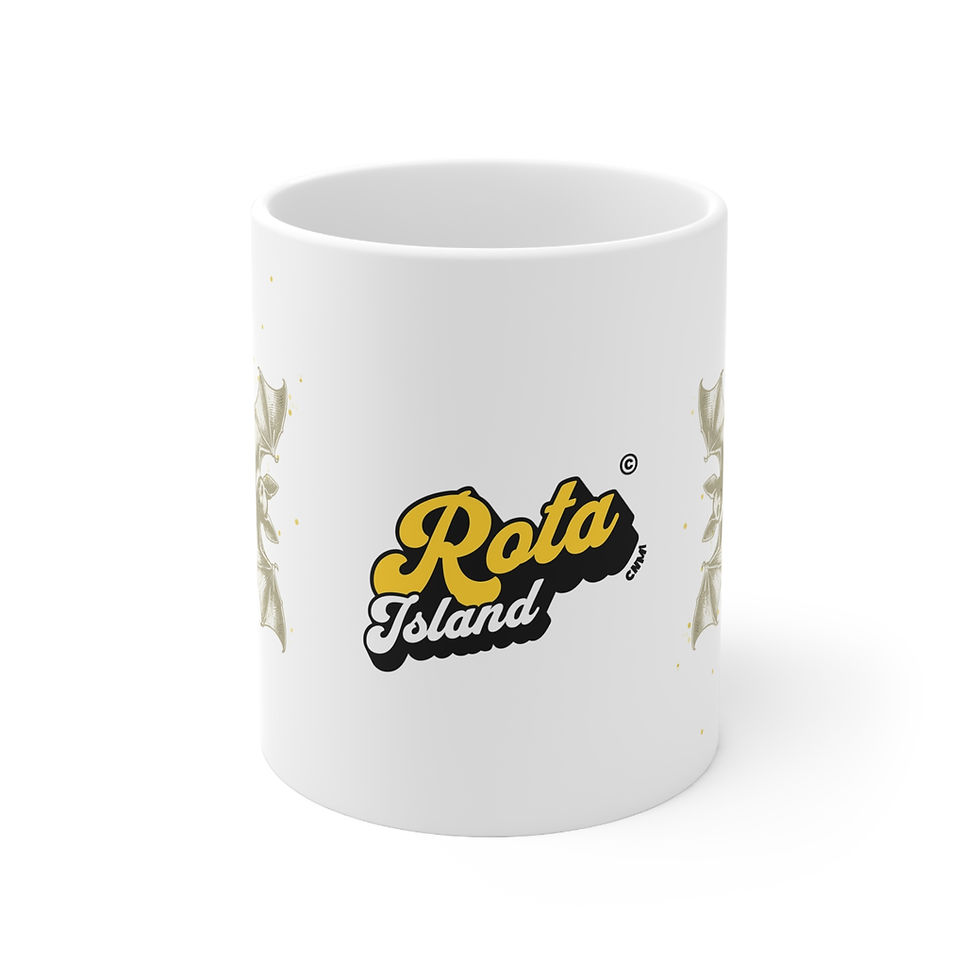 Mug - Fanihi (Fruitbat) Rota Island Coffee Mug, Vintage Style