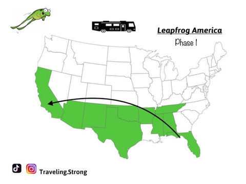 Leapfrog America: Our quest to visit all 50 states
