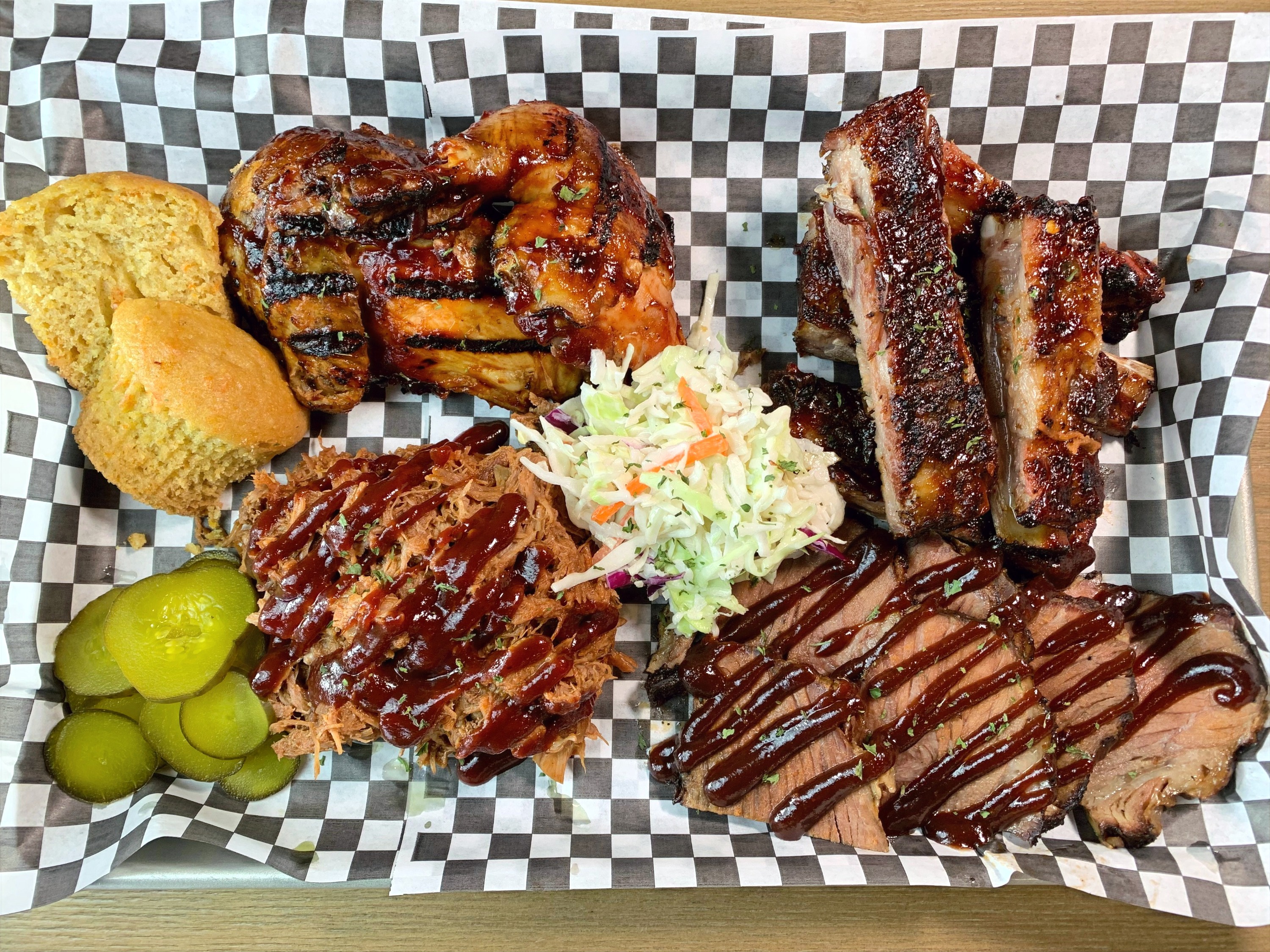 Arranged Food and Objects