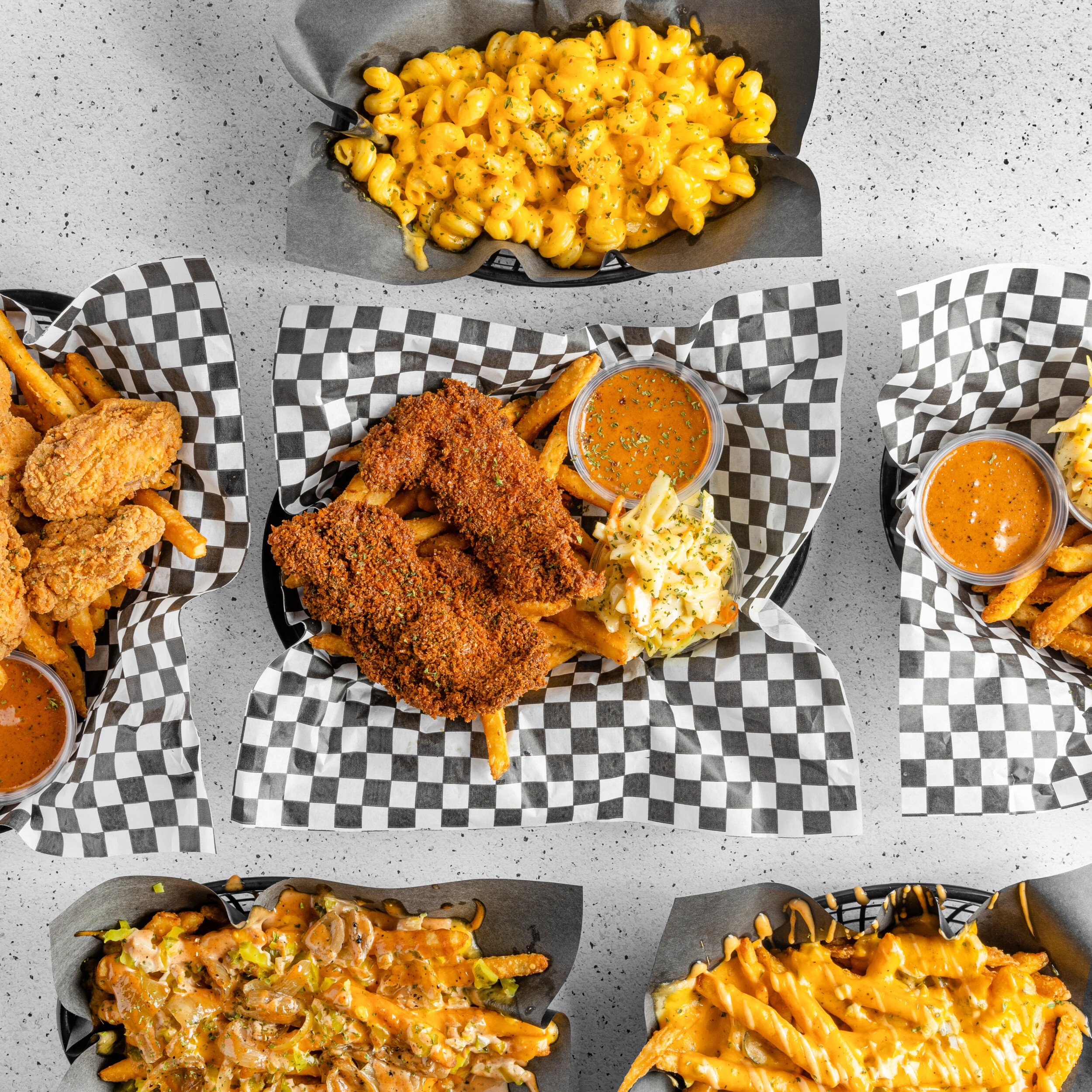 Arranged Food and Objects