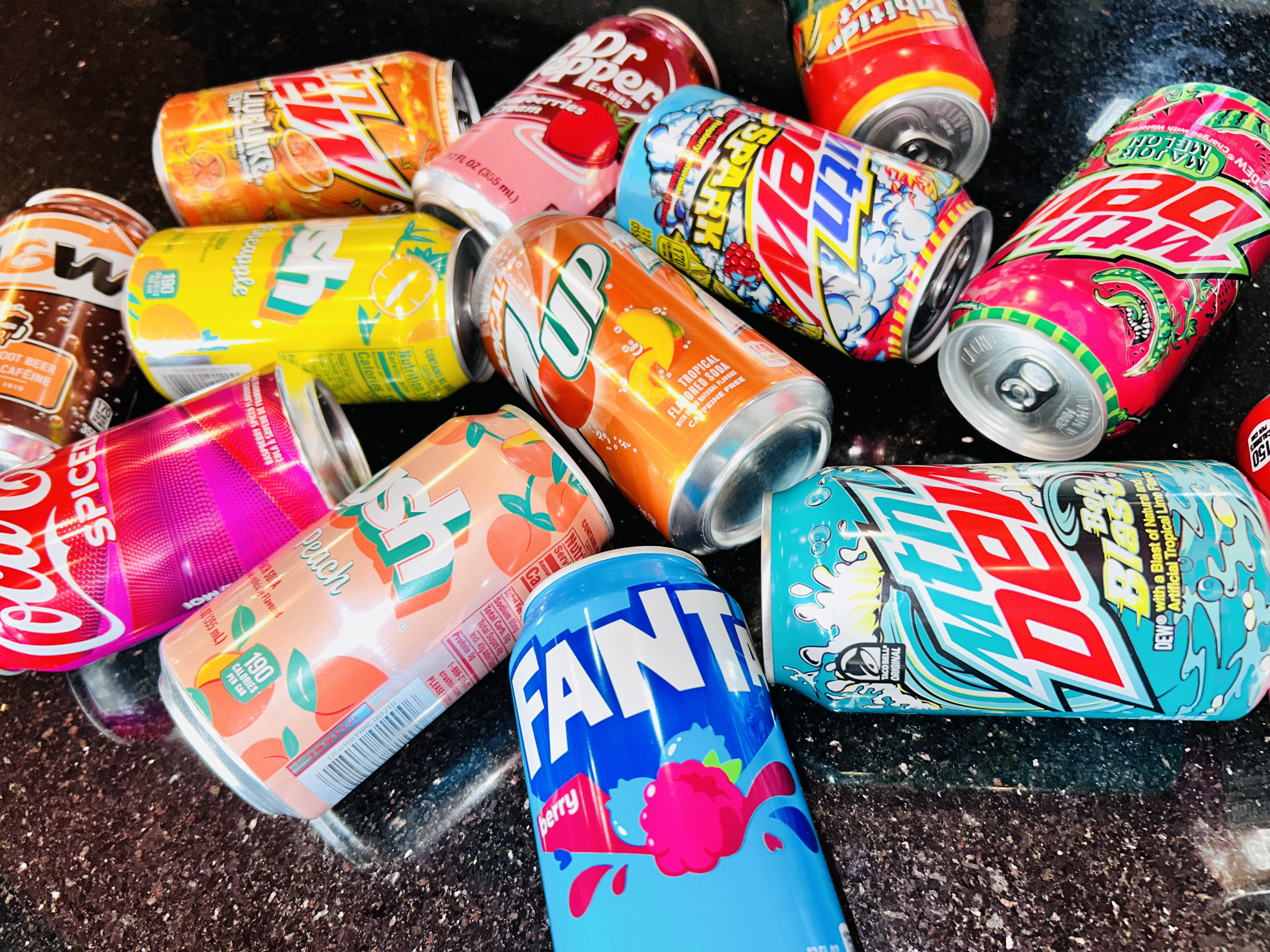 Arranged Food and Objects