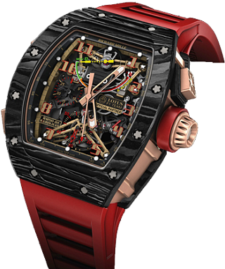 RICHARD MILLE REPLICA RM 50-02 ACJ TOURBILLON SPLIT SECONDS CHRONOGRAPH WATCH content media
