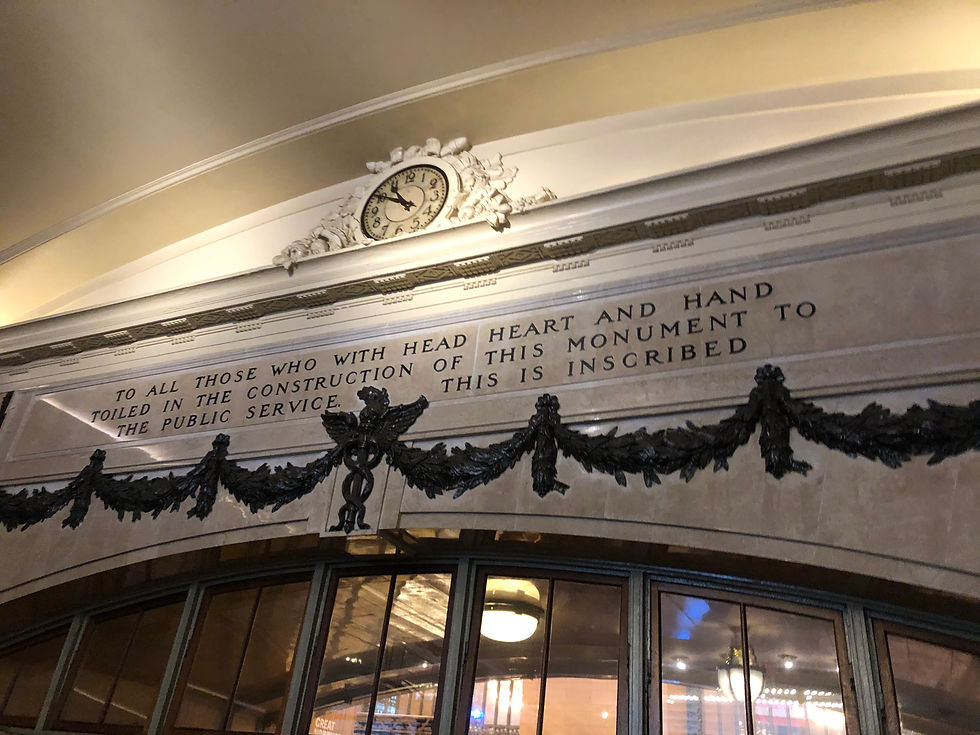 entrance into Grand Central Station