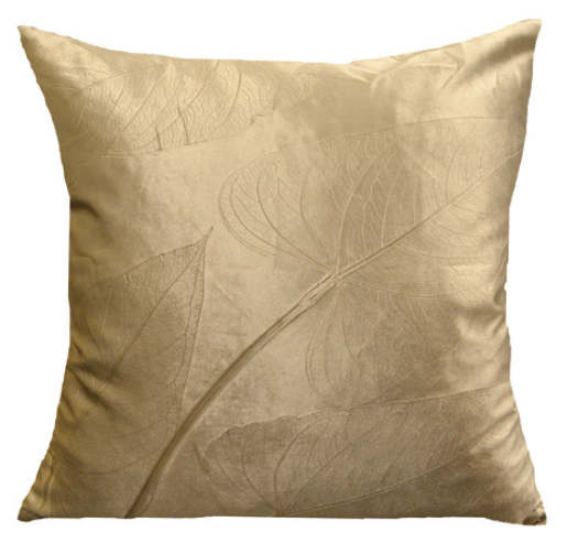 Aviva Stanoff Heart Leaf on Glaze Cushion
