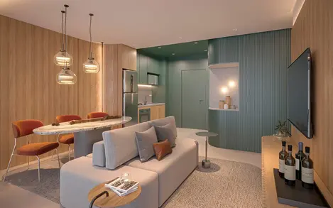 Dependências Empreendimento Poema Liberdade - 26 a 81 m² - Studio, 1, 2 ou 3 dorms.