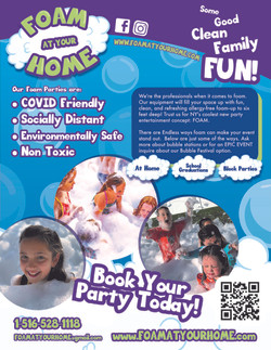 Foam At Your Home Party
