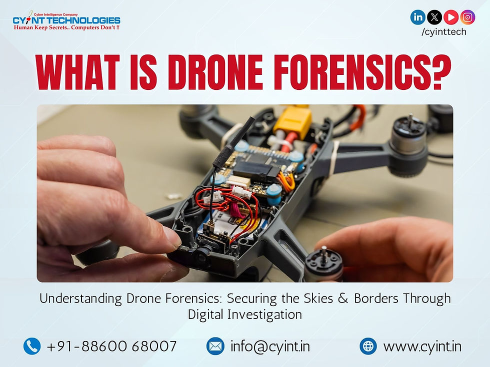 Understanding Drone Forensics: Securing the Skies & Borders Through Digital Investigation