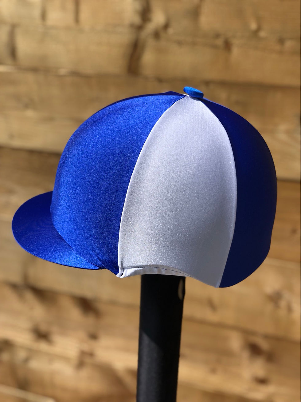 Thumbnail: Royal Blue and white button top 