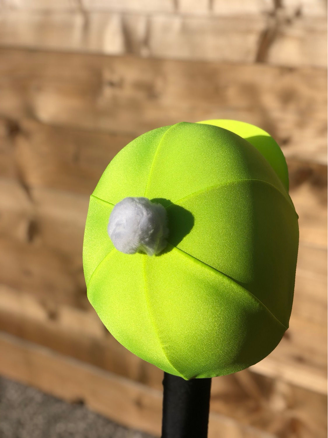Yellow fluorescent wool Pom 
