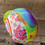 Thumbnail: Rainbow smiley flowers, tie-dye horse riding hat silk