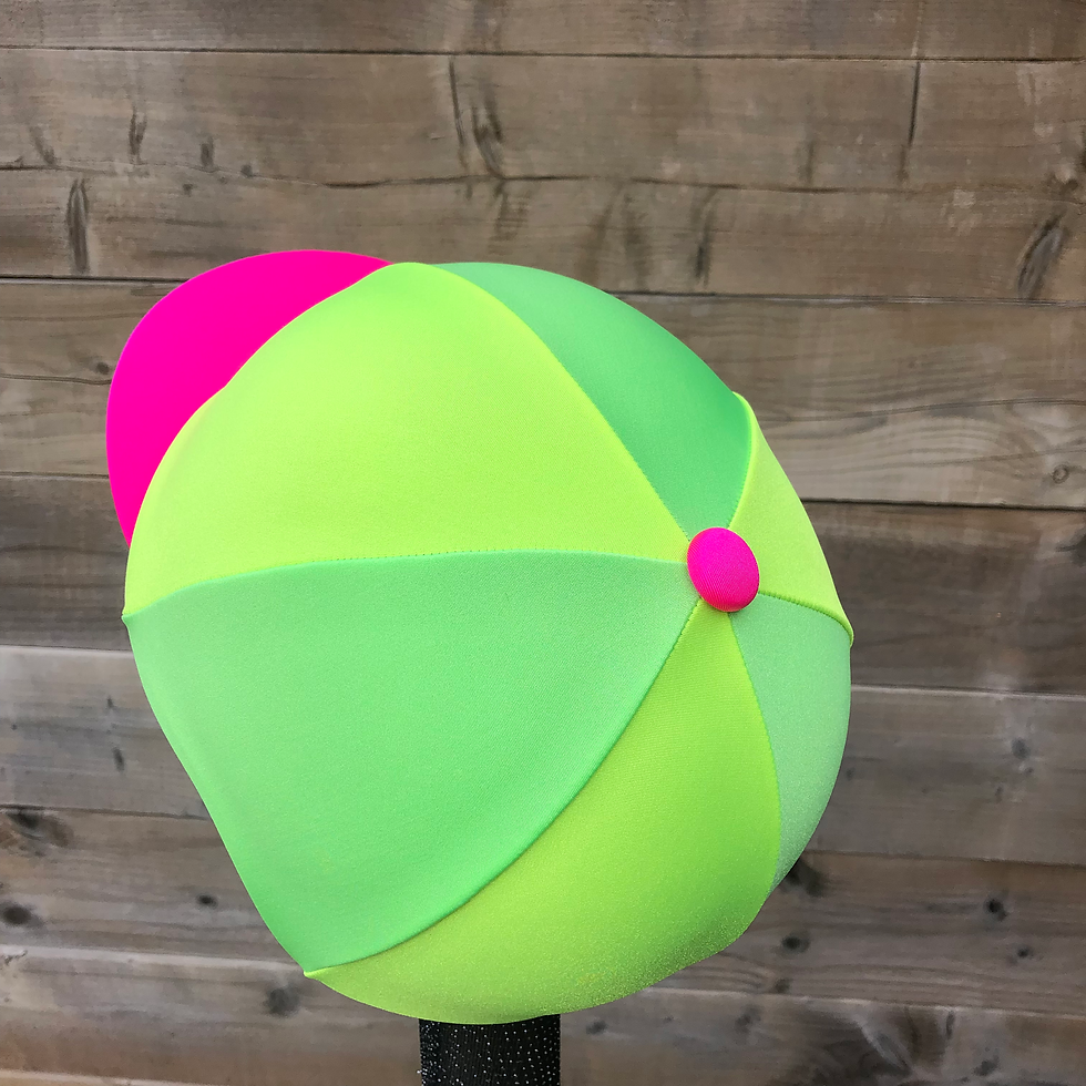 Thumbnail: Fluorescent Yellow Green hacking hat silk
