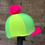 Thumbnail: Fluorescent Yellow Green hacking hat silk