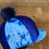 Thumbnail: Bolt blue peak royal base fur Pom Tie-dye omber