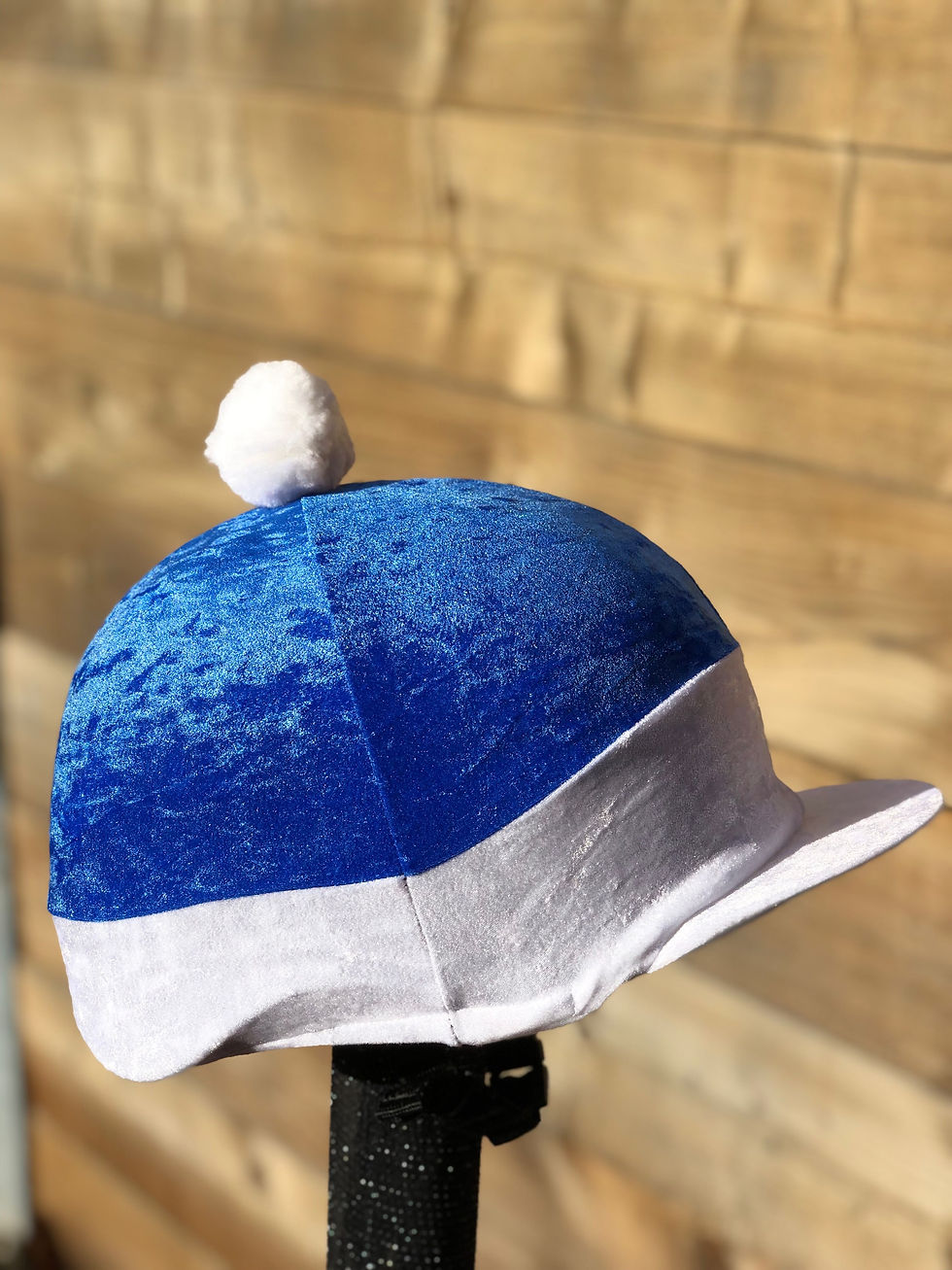 Thumbnail: Crushed velvet Royal Christmas hat 