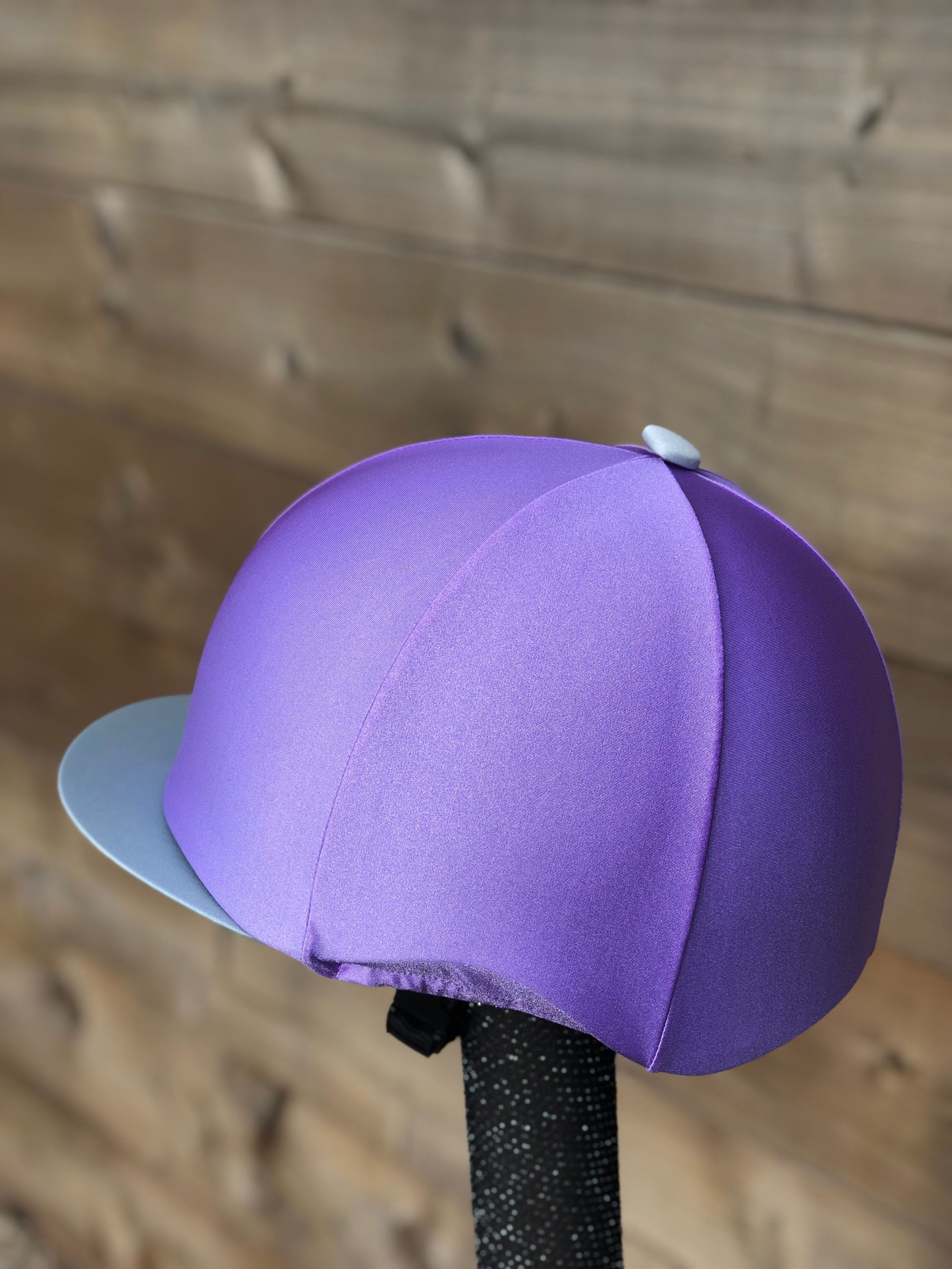 Lilac with silver grey peak 