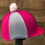 Thumbnail: Raspberry pink glitz wool pom